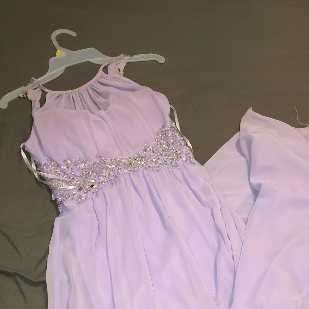 Long Purple Prom Dress